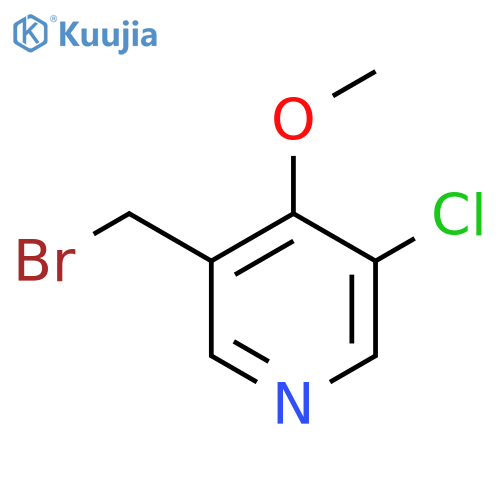 3-Bromomethyl-5-chloro-4-methoxypyridine structure