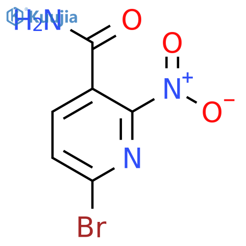 6-Bromo-2-nitronicotinamide structure
