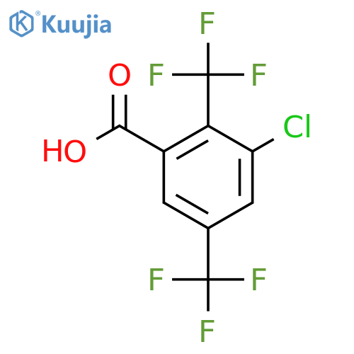 2,5-Bis(trifluoromethyl)-3-chlorobenzoic acid structure