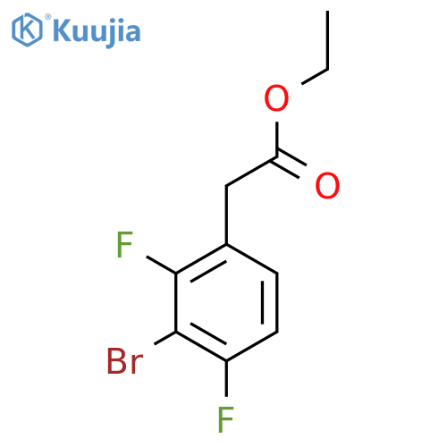 Ethyl 3-bromo-2,4-difluorophenylacetate structure