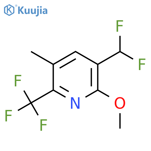 3-(Difluoromethyl)-2-methoxy-5-methyl-6-(trifluoromethyl)pyridine structure