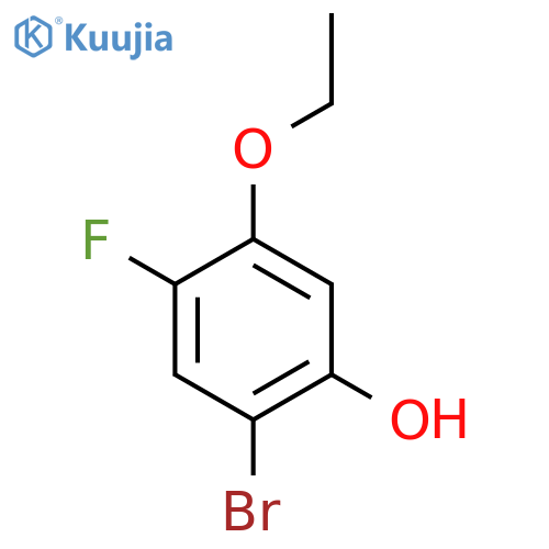 2-Bromo-5-ethoxy-4-fluorophenol structure