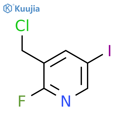 3-Chloromethyl-2-fluoro-5-iodopyridine structure