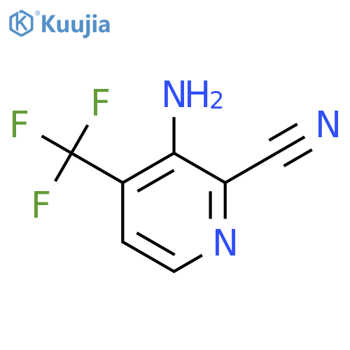 3-Amino-4-(trifluoromethyl)picolinonitrile structure
