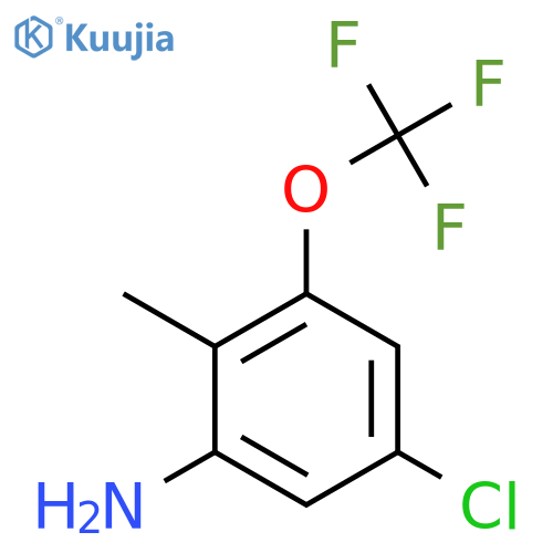 5-Chloro-2-methyl-3-(trifluoromethoxy)aniline structure