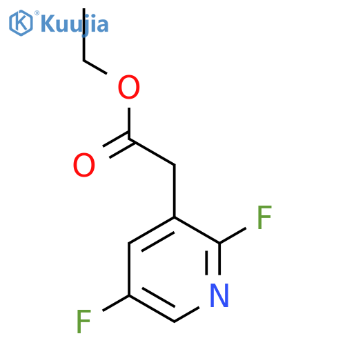 Ethyl 2,5-difluoropyridine-3-acetate structure