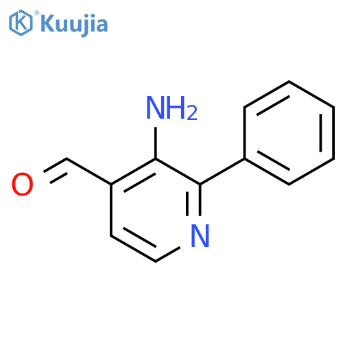 3-Amino-2-phenylisonicotinaldehyde structure