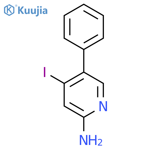 2-Amino-4-iodo-5-phenylpyridine structure