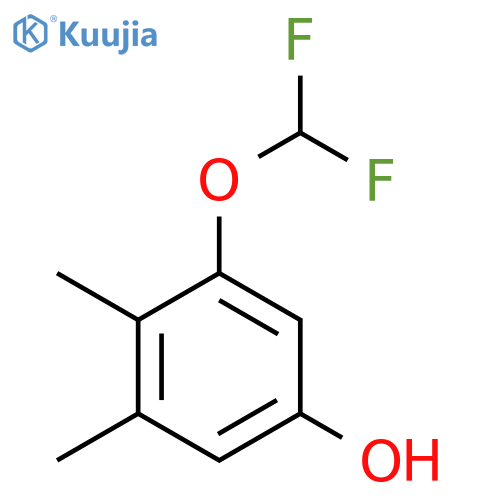 3-Difluoromethoxy-4,5-dimethylphenol structure