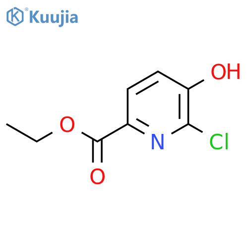 Ethyl 6-chloro-5-hydroxypicolinate structure