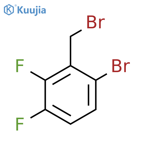 6-Bromo-2,3-difluorobenzyl bromide structure