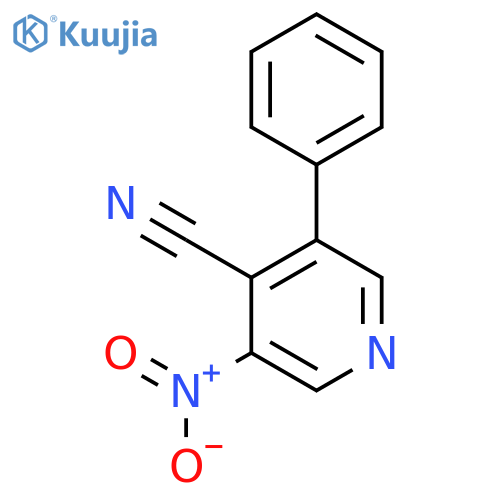3-Nitro-5-phenylisonicotinonitrile structure