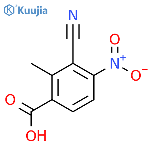 3-Cyano-2-methyl-4-nitrobenzoic acid structure