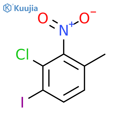3-Chloro-4-iodo-2-nitrotoluene structure