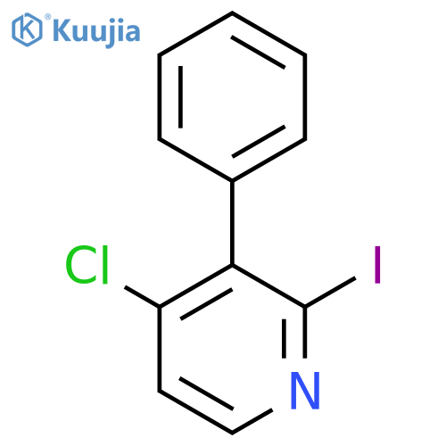 4-Chloro-2-iodo-3-phenylpyridine structure