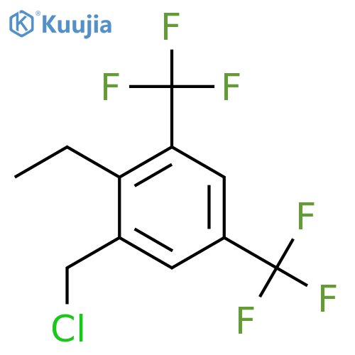 3,5-Bis(trifluoromethyl)-2-ethylbenzyl chloride structure