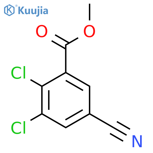 Methyl 5-cyano-2,3-dichlorobenzoate structure