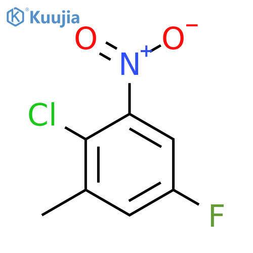 2-Chloro-5-fluoro-1-methyl-3-nitrobenzene structure