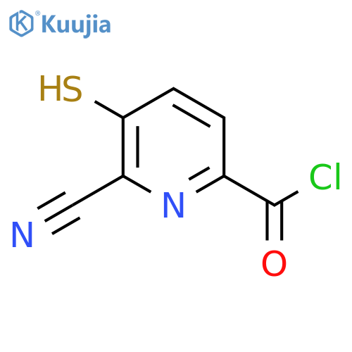 6-Cyano-5-mercaptopicolinoyl chloride structure