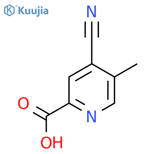 4-Cyano-5-methylpicolinic acid structure