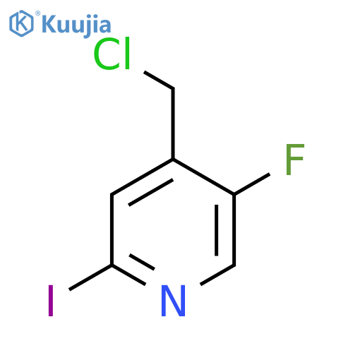 4-Chloromethyl-5-fluoro-2-iodopyridine structure