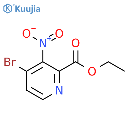 Ethyl 4-bromo-3-nitropicolinate structure