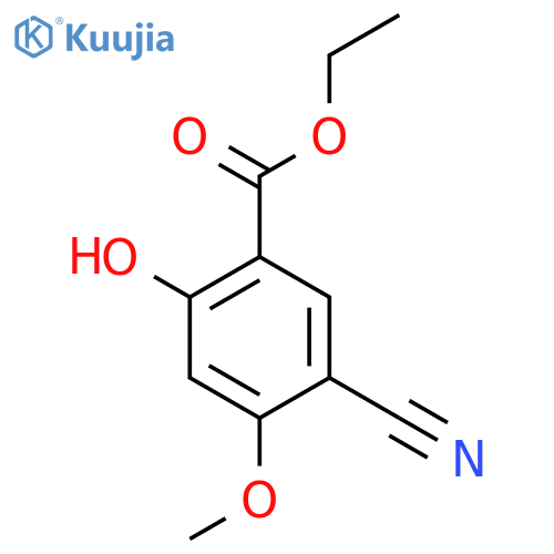 Ethyl 5-cyano-2-hydroxy-4-methoxybenzoate structure