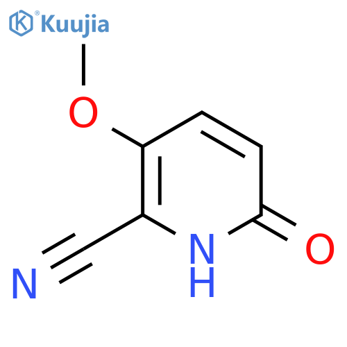 6-Hydroxy-3-methoxypicolinonitrile structure