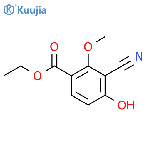 Ethyl 3-cyano-4-hydroxy-2-methoxybenzoate structure