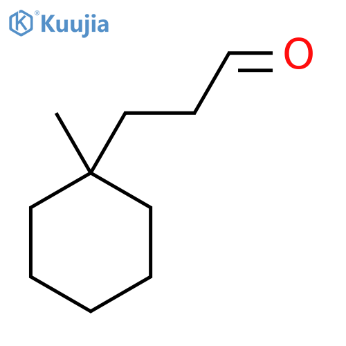 3-(1-Methylcyclohexyl)propanal structure