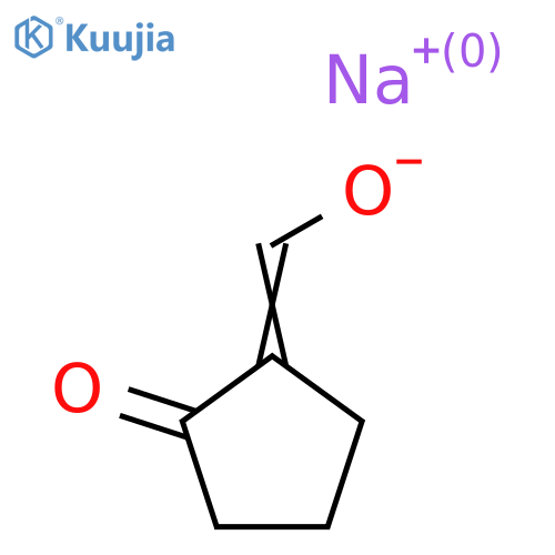 sodium (2-oxocyclopentylidene)methanolate structure
