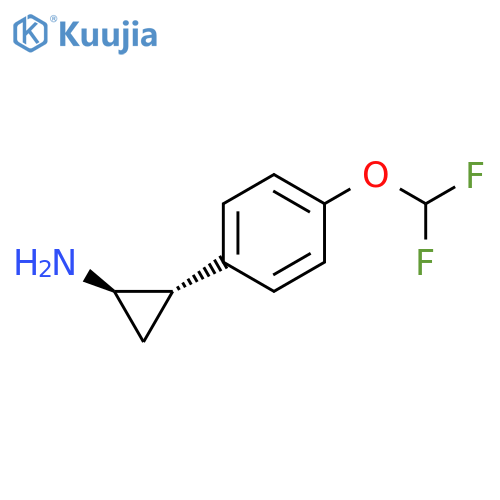(1R,2S)-2-[4-(Difluoromethoxy)phenyl]cyclopropan-1-amine structure