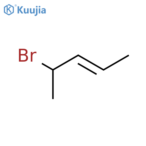 4-Bromopent-2-ene structure