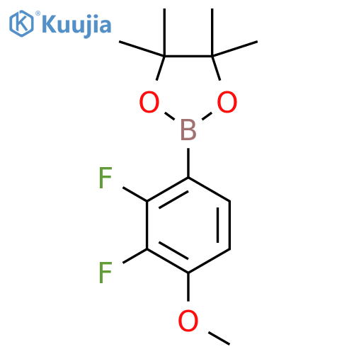 2,3-Difluoro-4-methoxybenzeneboronic acid pinacol ester structure