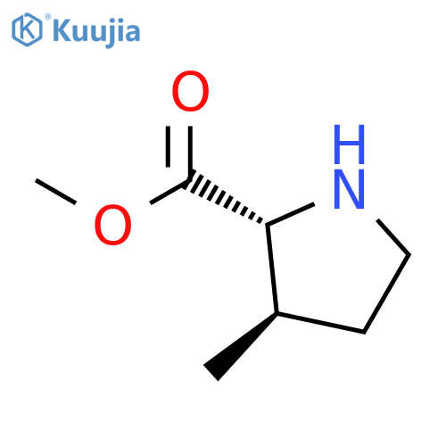 D-Proline, 3-methyl-,methyl ester, trans- (9CI) structure
