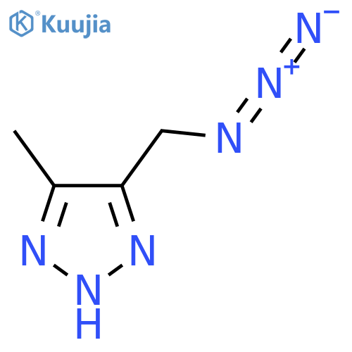 4-(azidomethyl)-5-methyl-2H-triazole structure