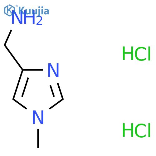 (1-Methyl-1H-imidazol-4-yl)methanamine dihydrochloride structure