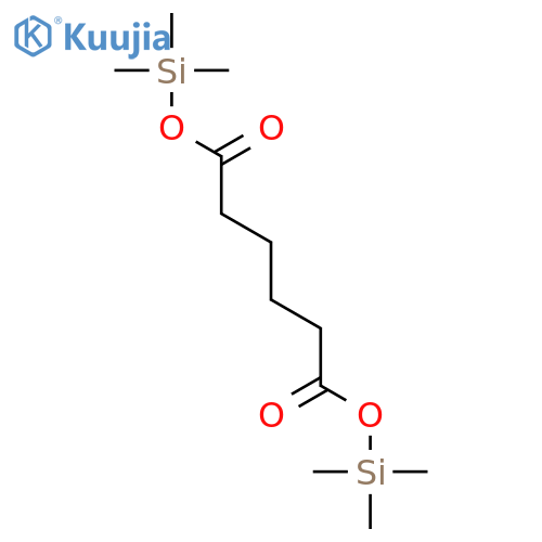 Hexanedioic acid,1,6-bis(trimethylsilyl) ester structure