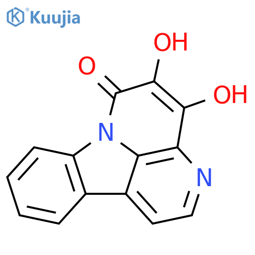 6H-Indolo[3,2,1-de][1,5]naphthyridin-6-one,4,5-dihydroxy- structure