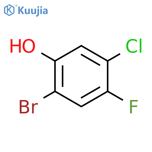 Phenol, 2-bromo-5-chloro-4-fluoro- structure