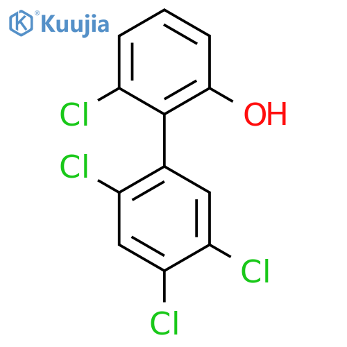 3-Chloro-2-(2,4,5-trichlorophenyl)phenol structure