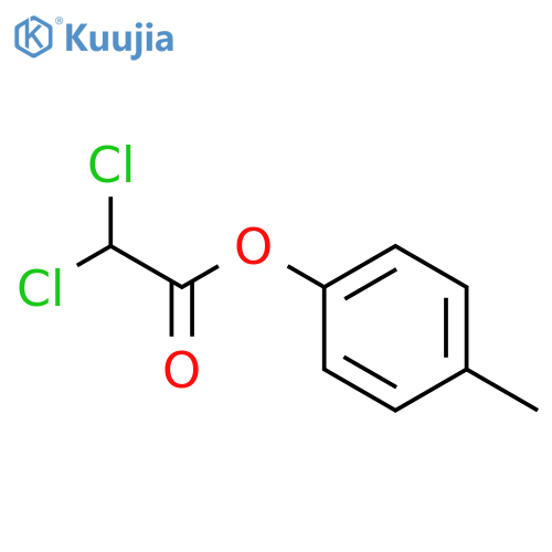 Aceticacid, 2,2-dichloro-, 4-methylphenyl ester structure
