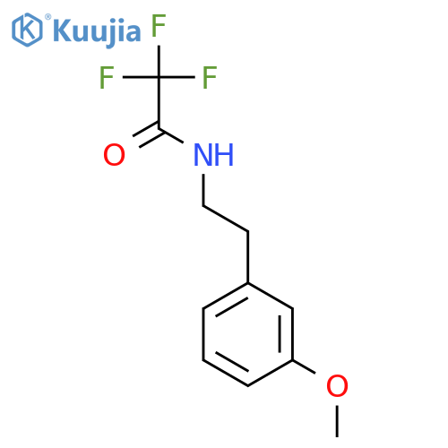 Acetamide, 2,2,2-trifluoro-N-[2-(3-methoxyphenyl)ethyl]- structure