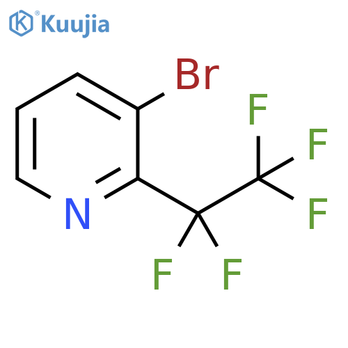 3-Bromo-2-(pentafluoroethyl)pyridine structure