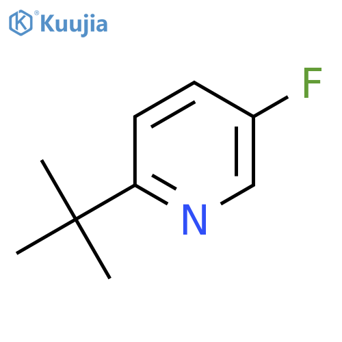 2-(Tert-Butyl)-5-fluoropyridine structure