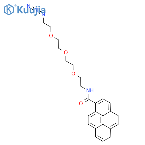 Pyrene-PEG3-azide structure