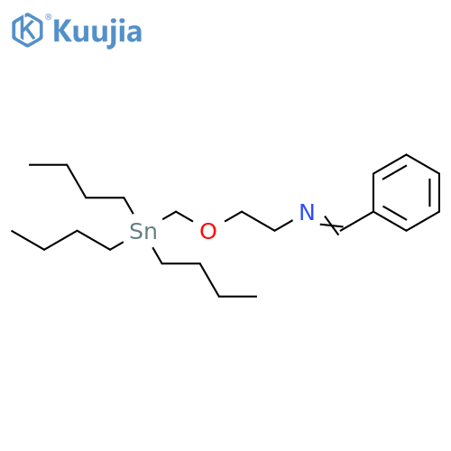 N-(Phenylmethylene)-2-[(tributylstannyl)methoxy]ethanamine structure