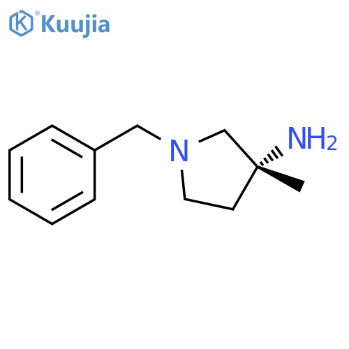 (3R)-1-benzyl-3-methylpyrrolidin-3-amine structure