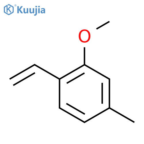 2-Methoxy-4-methyl-1-vinylbenzene structure