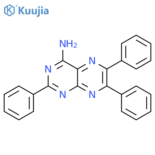 4-Pteridinamine,2,6,7-triphenyl- structure